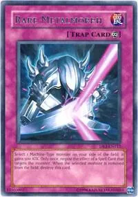 Rare Metalmorph DR3-EN112 Yu-Gi-Oh card from Dark Revelation Volume 3