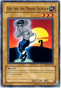 Chu-Ske the Mouse Fighter DR3-EN123 Yu-Gi-Oh card from Dark Revelation Volume 3