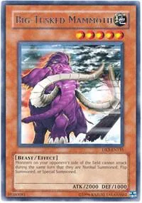 Big-Tusked Mammoth DR3-EN135 Yu-Gi-Oh card from Dark Revelation Volume 3