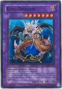 King Dragun DR3-EN156 Yu-Gi-Oh card from Dark Revelation Volume 3