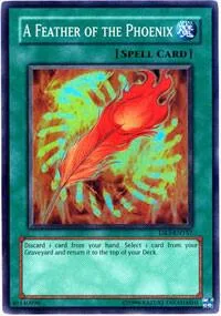 A Feather of the Phoenix DR3-EN157 Yu-Gi-Oh card from Dark Revelation Volume 3