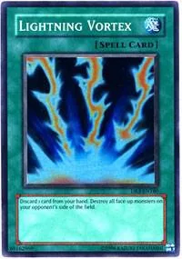 Lightning Vortex DR3-EN160 Yu-Gi-Oh card from Dark Revelation Volume 3