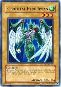 Elemental Hero Avian DR3-EN181 Yu-Gi-Oh card from Dark Revelation Volume 3