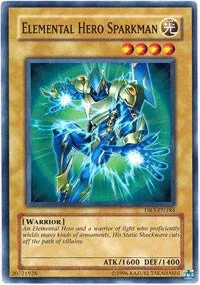Elemental Hero Sparkman DR3-EN184 Yu-Gi-Oh card from Dark Revelation Volume 3