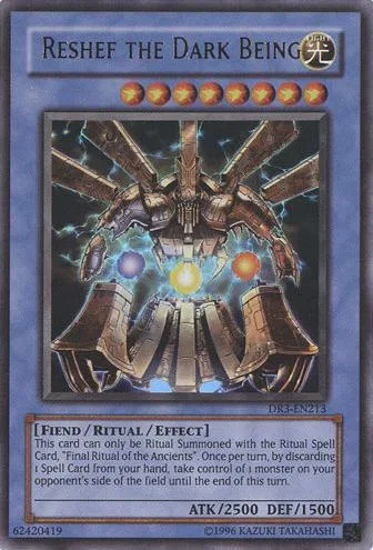 Reshef the Dark Being DR3-EN213 Yu-Gi-Oh card from Dark Revelation Volume 3