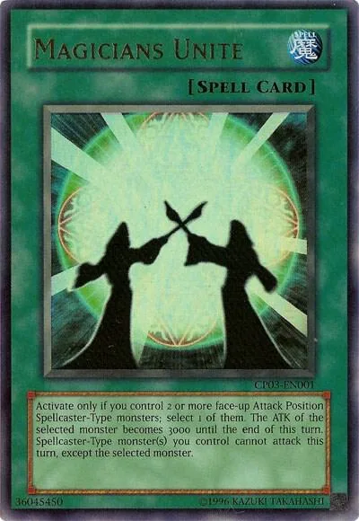 Magicians Unite CP03-EN001 Yu-Gi-Oh card from Champion Pack 3