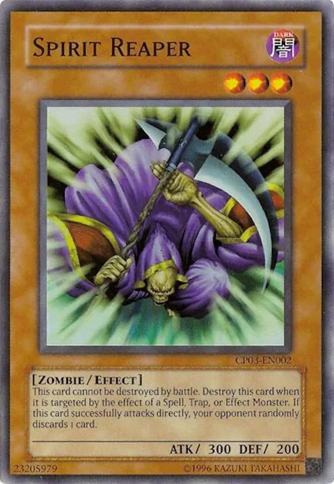 Spirit Reaper CP03-EN002 Yu-Gi-Oh card from Champion Pack 3