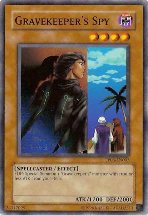Gravekeeper's Spy CP03-EN003 Yu-Gi-Oh card from Champion Pack 3