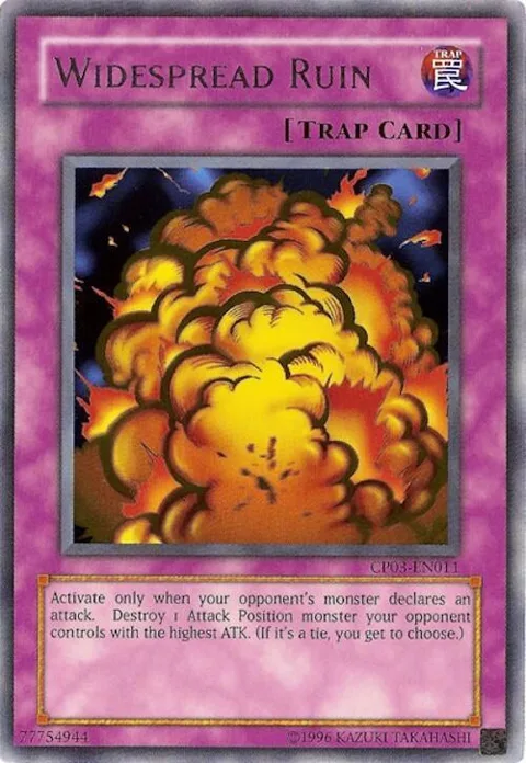 Widespread Ruin CP03-EN011 Yu-Gi-Oh card from Champion Pack 3