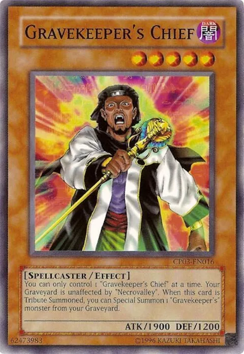 Gravekeeper's Chief CP03-EN016 Yu-Gi-Oh card from Champion Pack 3
