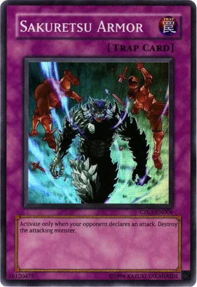 Sakuretsu Armor CP01-EN004 Yu-Gi-Oh card from Champion Pack 1