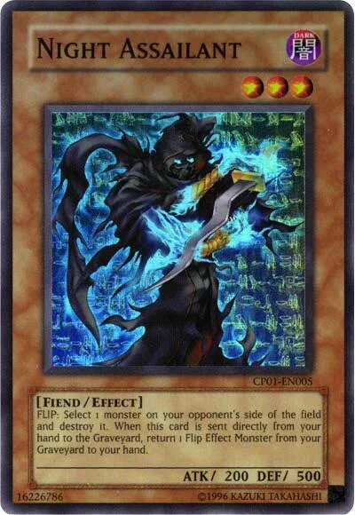 Night Assailant CP01-EN005 Yu-Gi-Oh card from Champion Pack 1