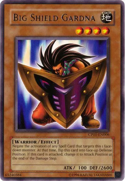 Big Shield Gardna CP01-EN006 Yu-Gi-Oh card from Champion Pack 1