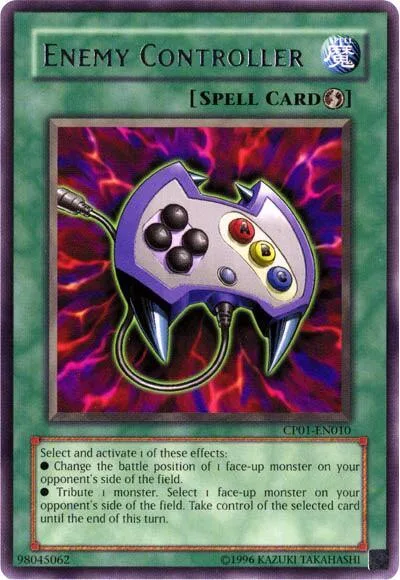 Enemy Controller CP01-EN010 Yu-Gi-Oh card from Champion Pack 1