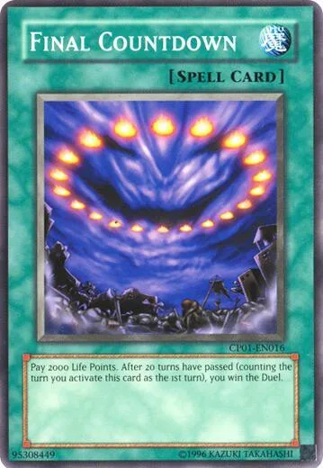 Final Countdown CP01-EN016 Yu-Gi-Oh card from Champion Pack 1