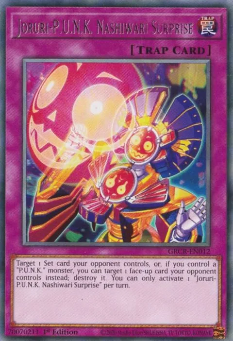 Joruri-P.U.N.K. Nashiwari Surprise GRCR-EN012 Yu-Gi-Oh card from The Grand Creators