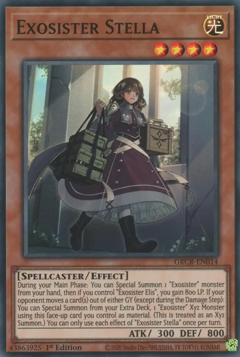 Exosister Stella GRCR-EN014 Yu-Gi-Oh card from The Grand Creators