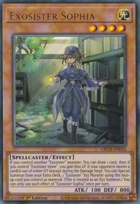 Exosister Sophia GRCR-EN016 Yu-Gi-Oh card from The Grand Creators