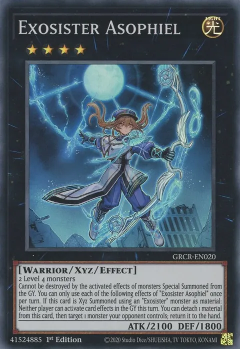 Exosister Asophiel GRCR-EN020 Yu-Gi-Oh card from The Grand Creators