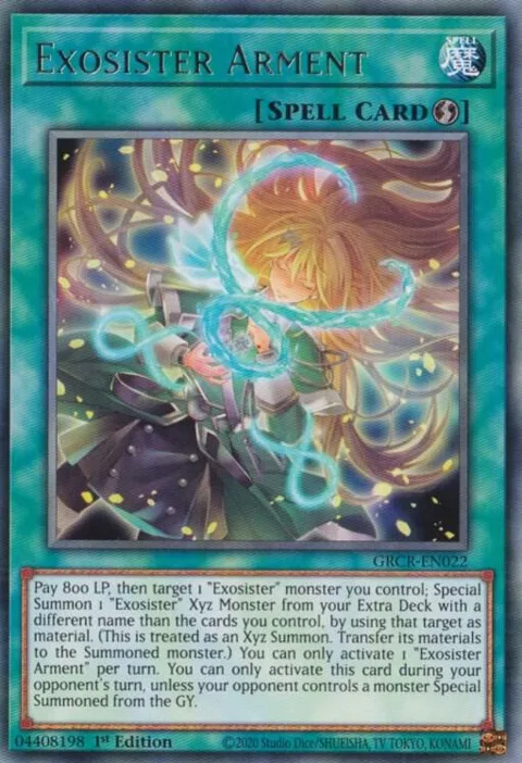 Exosister Arment GRCR-EN022 Yu-Gi-Oh card from The Grand Creators