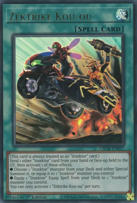 Zektrike Kou-ou GRCR-EN037 Yu-Gi-Oh card from The Grand Creators