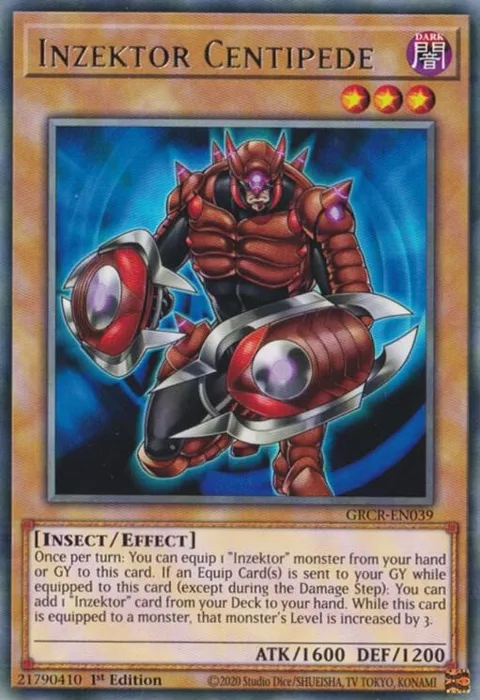 Inzektor Centipede GRCR-EN039 Yu-Gi-Oh card from The Grand Creators