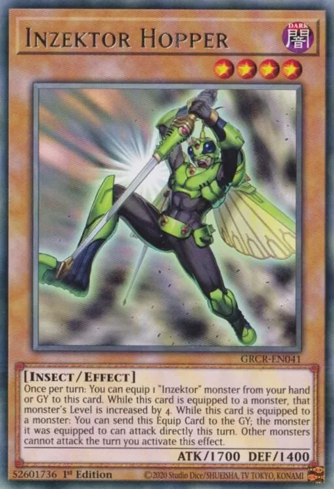 Inzektor Hopper GRCR-EN041 Yu-Gi-Oh card from The Grand Creators
