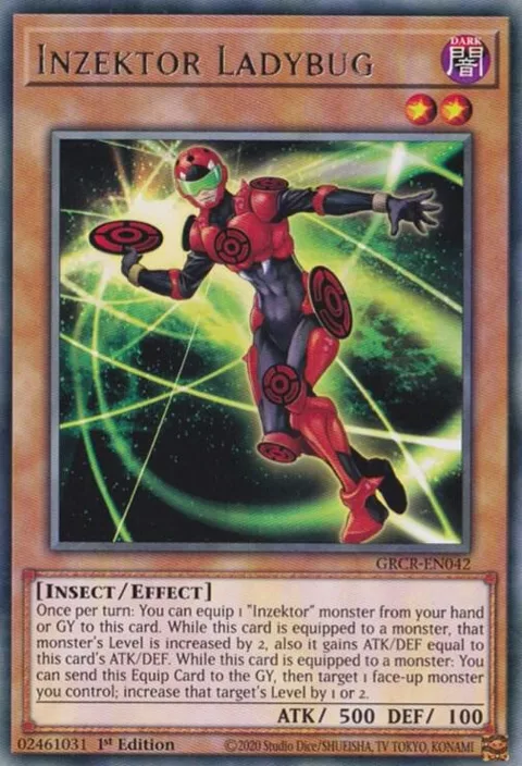 Inzektor Ladybug GRCR-EN042 Yu-Gi-Oh card from The Grand Creators