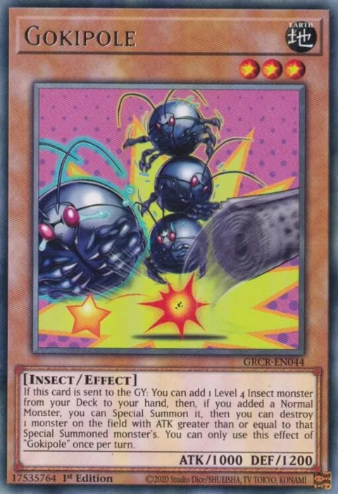 Gokipole GRCR-EN044 Yu-Gi-Oh card from The Grand Creators