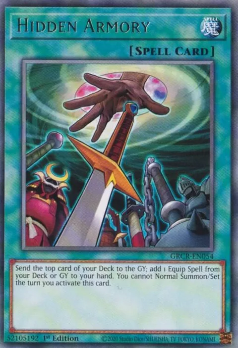 Hidden Armory GRCR-EN054 Yu-Gi-Oh card from The Grand Creators