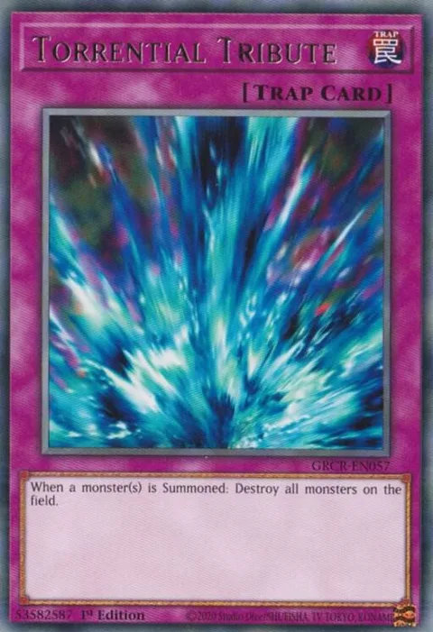 Torrential Tribute GRCR-EN057 Yu-Gi-Oh card from The Grand Creators