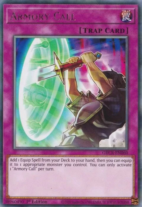Armory Call GRCR-EN060 Yu-Gi-Oh card from The Grand Creators