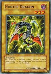 Hunter Dragon TAEV-EN004 Unlimited Yu-Gi-Oh card from Tactical Evolution