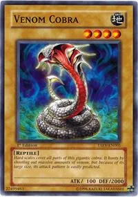 Venom Cobra TAEV-EN005 Unlimited Yu-Gi-Oh card from Tactical Evolution