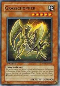 Grasschopper TAEV-EN022 1st Edition Yu-Gi-Oh card from Tactical Evolution