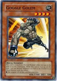 Goggle Golem TAEV-EN023 1st Edition Yu-Gi-Oh card from Tactical Evolution