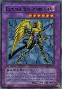 Elemental Hero Darkbright TAEV-EN042 Unlimited Yu-Gi-Oh card from Tactical Evolution