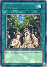 Snake Rain TAEV-EN052 1st Edition Yu-Gi-Oh card from Tactical Evolution