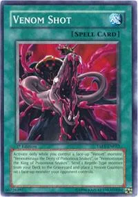 Venom Shot TAEV-EN053 Unlimited Yu-Gi-Oh card from Tactical Evolution