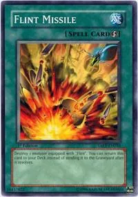 Flint Missile TAEV-EN055 1st Edition Yu-Gi-Oh card from Tactical Evolution