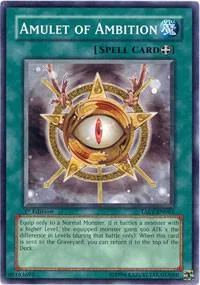 Amulet of Ambition TAEV-EN061 Unlimited Yu-Gi-Oh card from Tactical Evolution