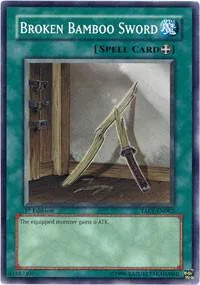 Broken Bamboo Sword TAEV-EN062 Unlimited Yu-Gi-Oh card from Tactical Evolution