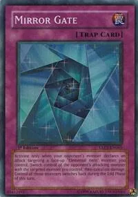 Mirror Gate TAEV-EN063 1st Edition Yu-Gi-Oh card from Tactical Evolution