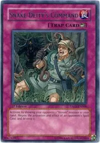 Snake Deity's Command TAEV-EN068 1st Edition Yu-Gi-Oh card from Tactical Evolution