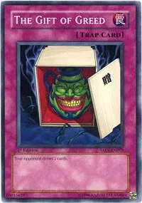 The Gift of Greed TAEV-EN079 1st Edition Yu-Gi-Oh card from Tactical Evolution