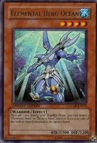 Elemental Hero Ocean JUMP-EN013 Yu-Gi-Oh card from Shonen Jump Magazine Promos