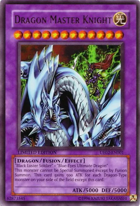 Dragon Master Knight UE02-EN001 Yu-Gi-Oh card from Ultimate Edition 2