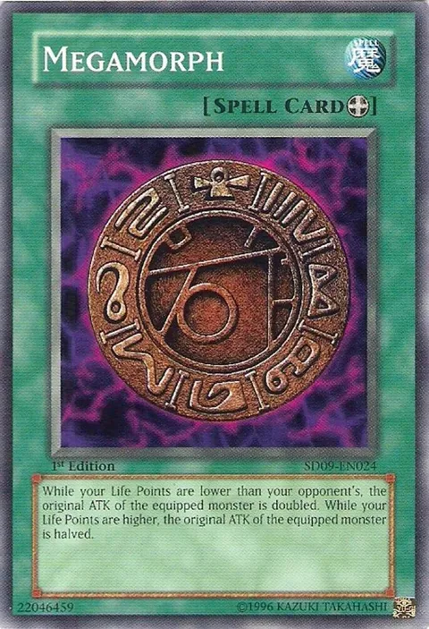 Megamorph SD09-EN024 Yu-Gi-Oh card from Structure Deck: Dinosaur's Rage