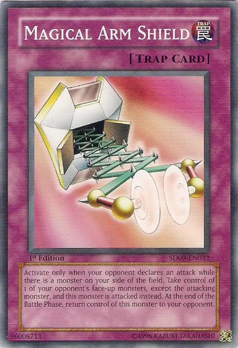Magical Arm Shield SD09-EN032 Yu-Gi-Oh card from Structure Deck: Dinosaur's Rage