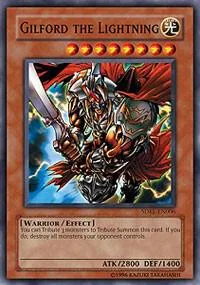 Gilford the Lightning SDRL-EN006 Yu-Gi-Oh card from Structure Deck: Rise of the Dragon Lords